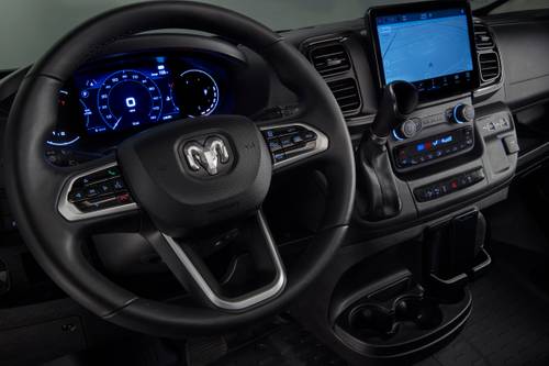 2024 Ram Promaster Cargo Van 3500 SLT Super High Roof Steering Wheel Detail