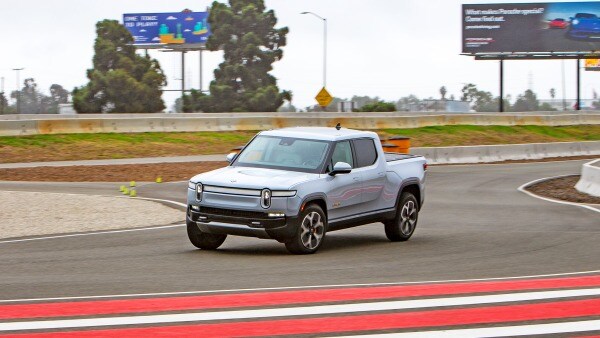 WORLD EXCLUSIVE: We Tested the 2022 Rivian R1T and It's the Quickest and Best-Handling Truck Ever