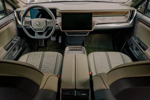 2024 Rivian R1T Adventure Crew Cab Pickup Dashboard