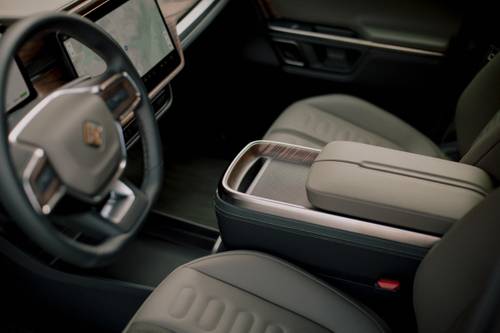 2024 Rivian R1T Adventure Crew Cab Pickup Interior Detail