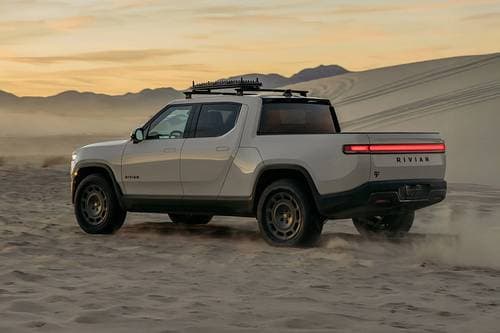 2025 Rivian R1T California Dune Crew Cab Pickup Exterior