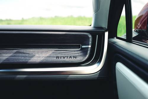 2025 Rivian R1T Dual Crew Cab Pickup Interior Detail