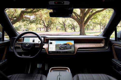 2025 Rivian R1T Tri Crew Cab Pickup Dashboard