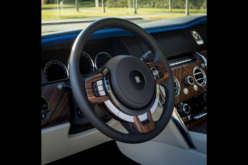 2019 Rolls-Royce Cullinan 4dr SUV Steering Wheel Detail