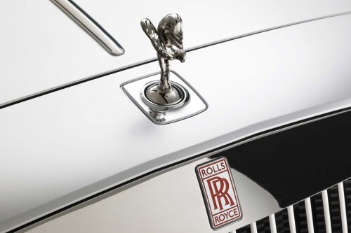 2010 Rolls-Royce Ghost Sedan Front Badge and Hood Ornament