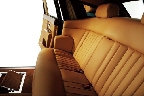 2007 Rolls-Royce Phantom Sedan Rear Interior