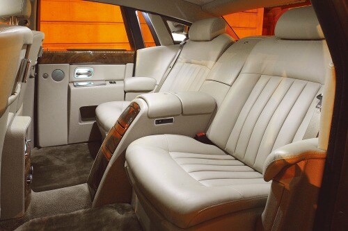 2007 Rolls-Royce Phantom Sedan Rear Interior