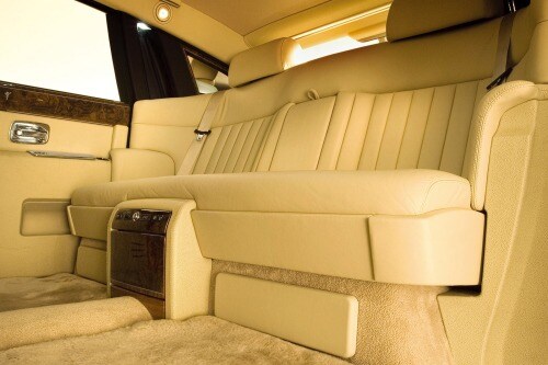 2007 Rolls-Royce Phantom EWB Sedan Rear Interior