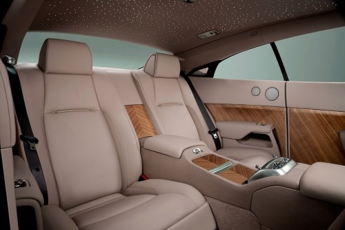 2017 Rolls-Royce Wraith Coupe Rear Interior