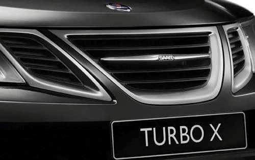 2008 Saab 9-3 Turbo X SportCombi Front Grille and Badging