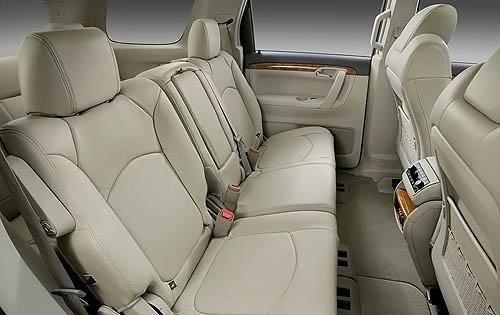 2009 Saturn Outlook XR Rear Interior