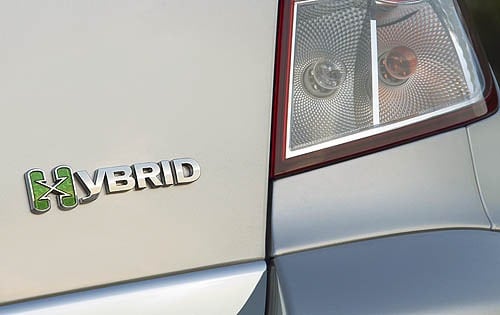 2008 Saturn VUE Hybrid Green Line Rear Badging 2008 Saturn VUE Hybrid Green Line Rear Badging