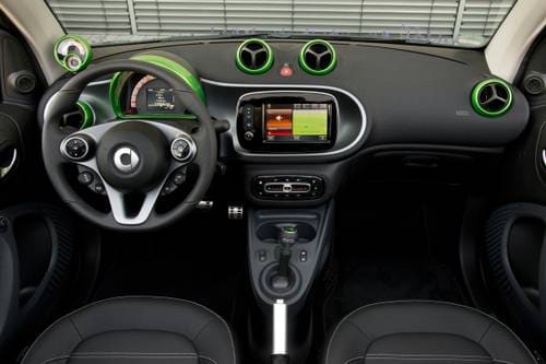 2019 smart EQ fortwo prime Convertible Dashboard. European Model Shown.