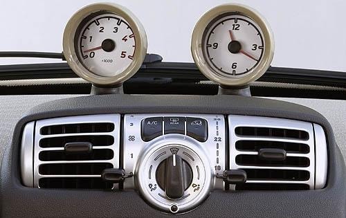 2008 smart fortwo passion Center Gauge Cluster Detail