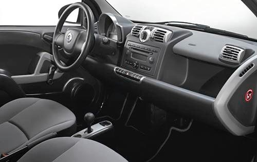 2010 smart fortwo pure coupe Interior