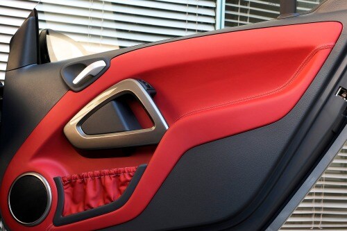 2010 smart fortwo BRABUS cabriolet Convertible Interior Door Trim Detail