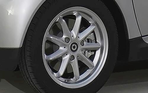 2010 smart fortwo passion cabriolet Wheel Detail