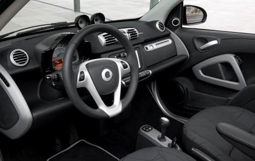 2011 smart fortwo passion coupe Interior