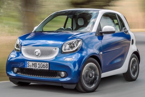2016 smart fortwo passion 2dr Hatchback Exterior. Options Shown.