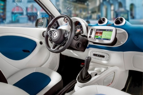 2016 smart fortwo passion 2dr Hatchback Interior