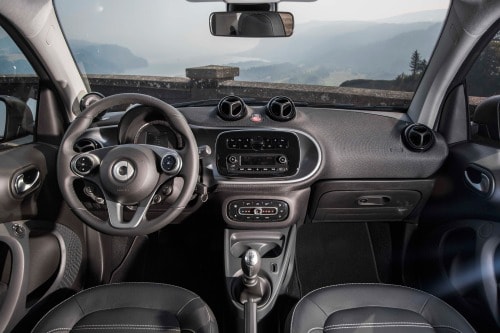 2016 smart fortwo prime 2dr Hatchback Dashboard Shown