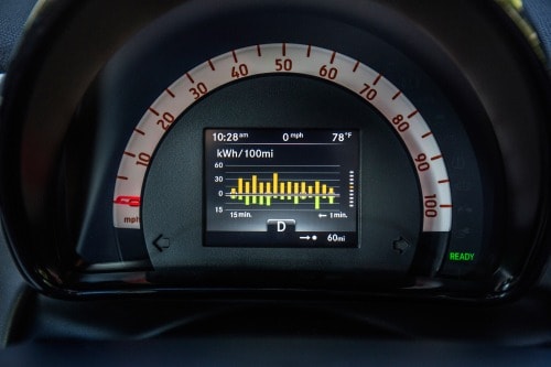 2017 smart fortwo electric drive prime 2dr Hatchback Gauge Cluster