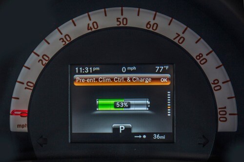 2017 smart fortwo electric drive prime 2dr Hatchback Gauge Cluster