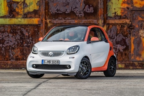 2017 smart fortwo passion 2dr Hatchback Exterior. Options Shown.