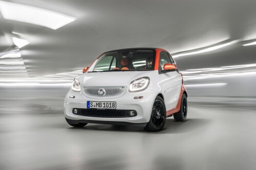 2017 smart fortwo passion 2dr Hatchback Exterior. Options Shown.