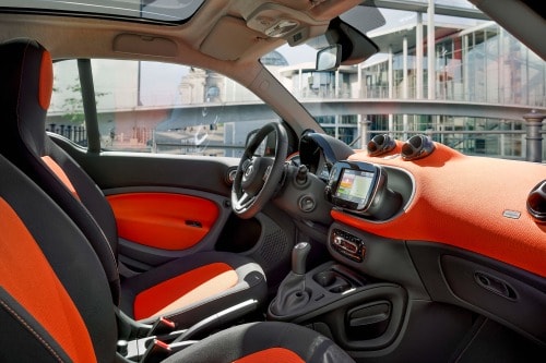 2017 smart fortwo passion 2dr Hatchback Interior
