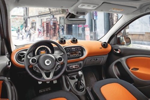 2017 smart fortwo passion 2dr Hatchback Interior