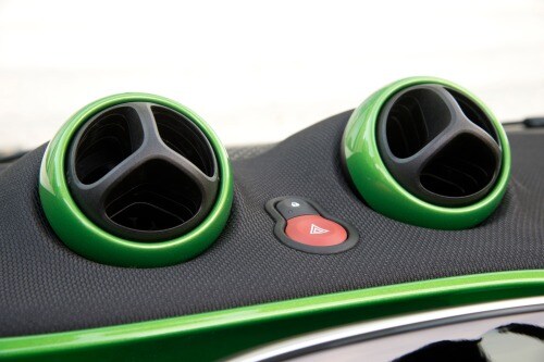 2017 smart fortwo electric drive prime Convertible Interior Detail