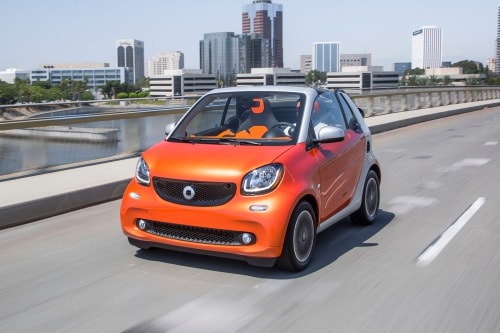2017 smart fortwo passion Convertible Exterior. Options Shown.
