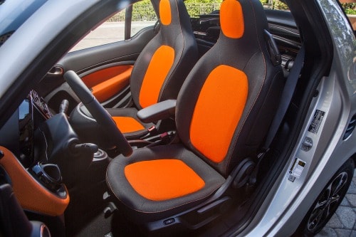 2017 smart fortwo passion Convertible Interior