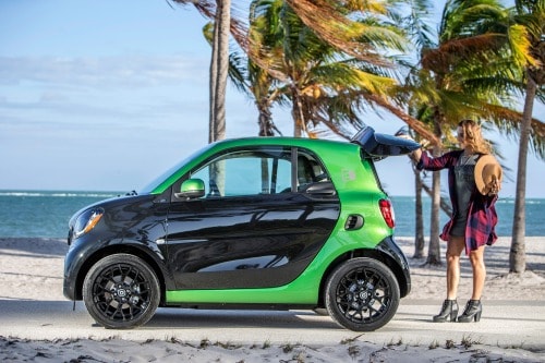2018 smart fortwo electric drive prime 2dr Hatchback Lifestyle Exterior Shown