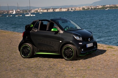 2018 smart fortwo electric drive prime Convertible Exterior. European Model Shown.
