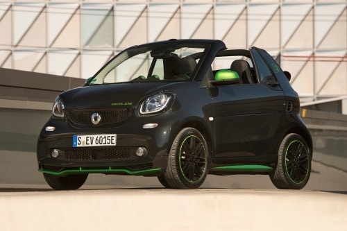 2018 smart fortwo electric drive prime Convertible Exterior. European Model Shown.