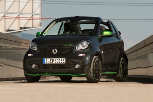2018 smart fortwo electric drive prime Convertible Exterior. European Model Shown.
