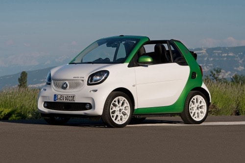 2018 smart fortwo electric drive prime Convertible Exterior. European Model Shown.