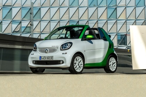 2018 smart fortwo electric drive prime Convertible Exterior. European Model Shown.