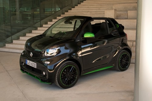 2018 smart fortwo electric drive prime Convertible Exterior. European Model Shown.