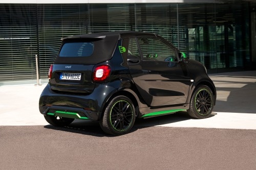2018 smart fortwo electric drive prime Convertible Exterior. European Model Shown.