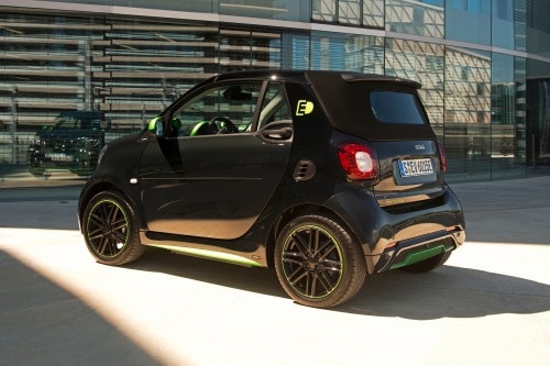 2018 smart fortwo electric drive prime Convertible Exterior. European Model Shown.