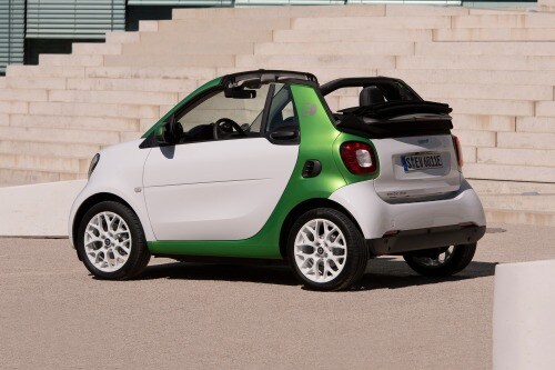 2018 smart fortwo electric drive prime Convertible Exterior. European Model Shown.