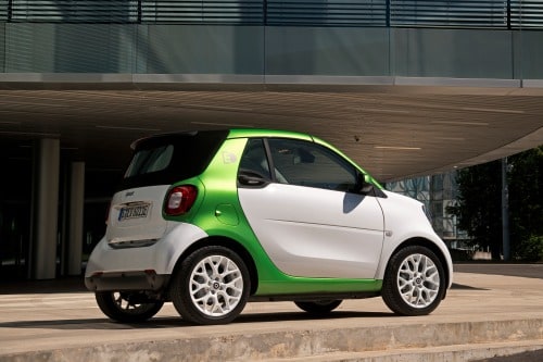 2018 smart fortwo electric drive prime Convertible Exterior. European Model Shown.