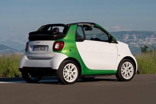 2018 smart fortwo electric drive prime Convertible Exterior. European Model Shown.