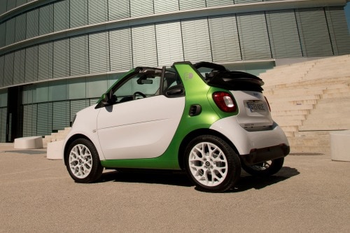 2018 smart fortwo electric drive prime Convertible Exterior. European Model Shown.