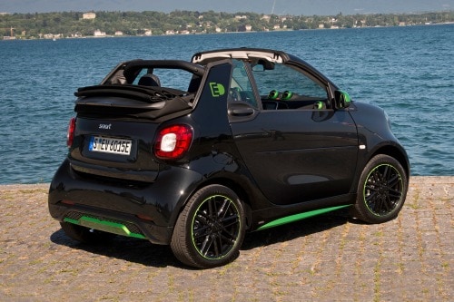 2018 smart fortwo electric drive prime Convertible Exterior. European Model Shown.
