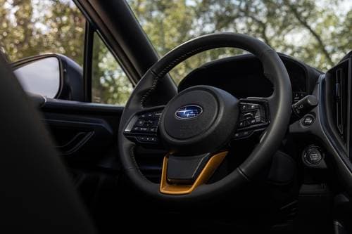 2026 Subaru Crosstrek Wilderness 4dr SUV Steering Wheel Detail