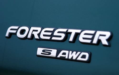 2000 Subaru Forester S AWD Rear Badging